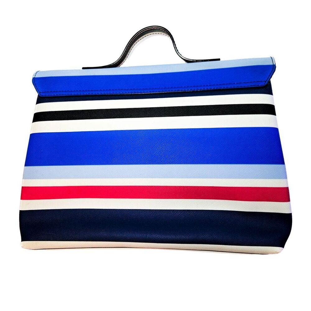 Kate Spade Striped Cosmetic Bag or Travel Toiletry Case - Picture 3 of 8